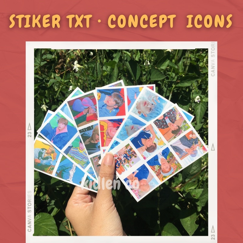 SET STICKER TXT CONCEPT STAR FREEZE / WORLD BOY YOU STIKER YEONJUN SOOBIN BEOMGYU TAEHYUN HUENINGKAI