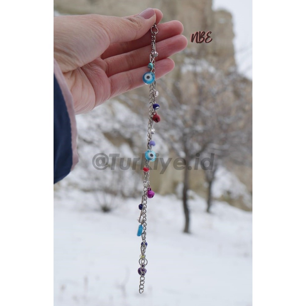 Gelang Khas Turki NBE The Devils Eye (Nazar Boncugu) oleh-oleh Turkey
