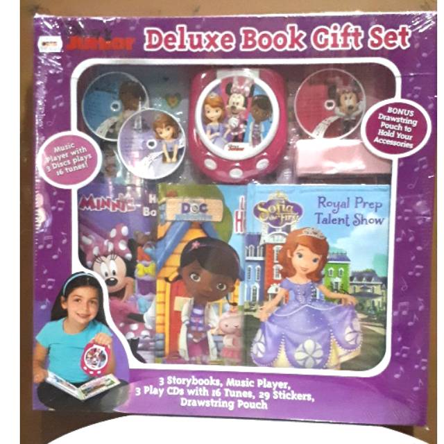 buku bbw anak impor deluxe book gift set disney junior