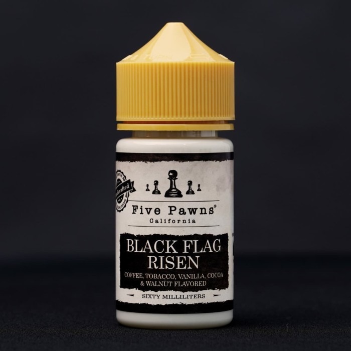 five pawns black flag 3mg 6mg 12mg 60ml liquid vape vapor