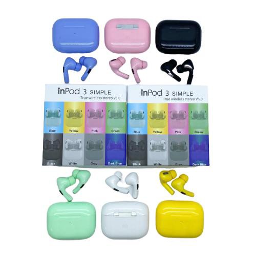 Headset Bluetooth Macaron Pro Gen 3 / Inpods Macaron Gen3