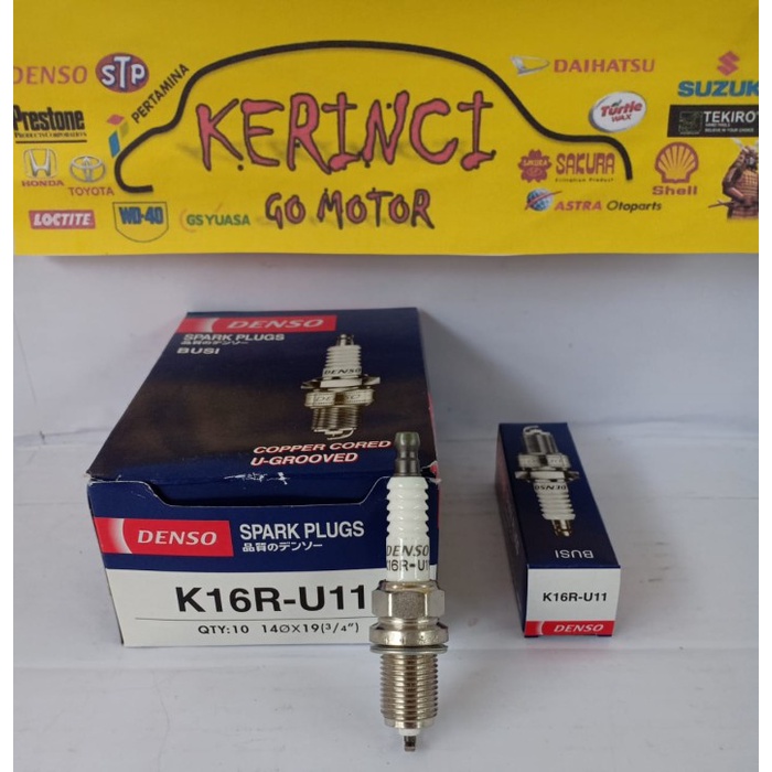 Busi Denso Toyota Soluna - Corolla Altis - Yaris K16PR-U11 Spark Plugs