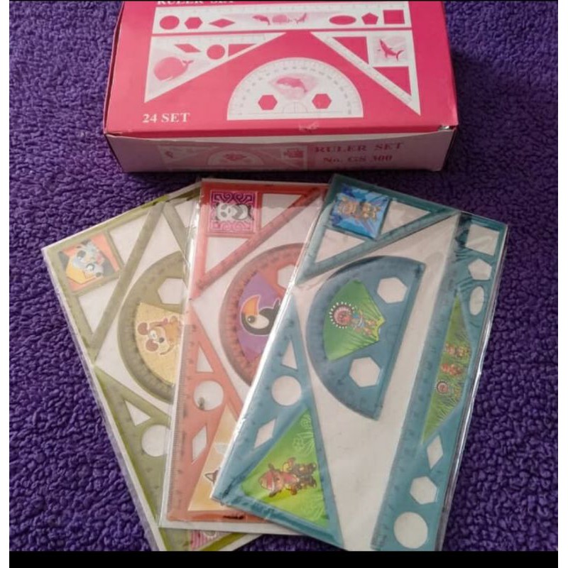 

Penggaris Set Unik Warna Warni Dan Murah