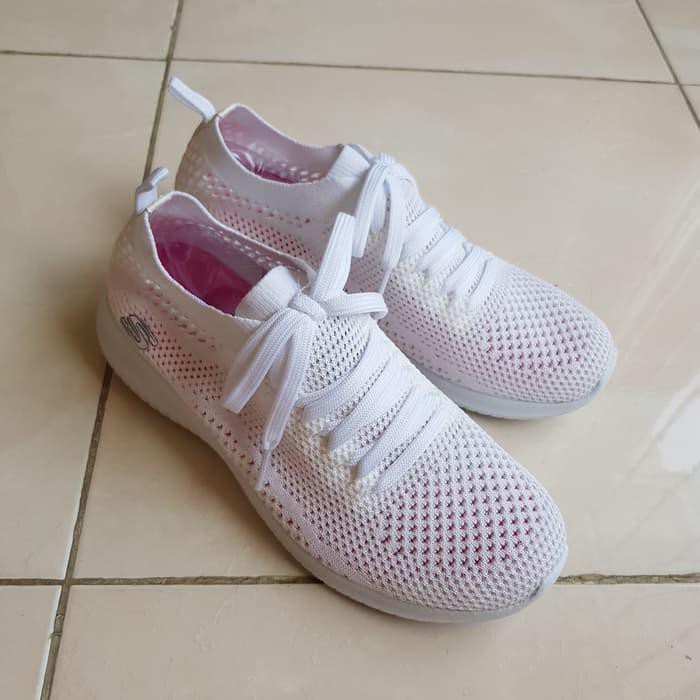 Sepatu Original Skechers Ultra Flex Statement Full White