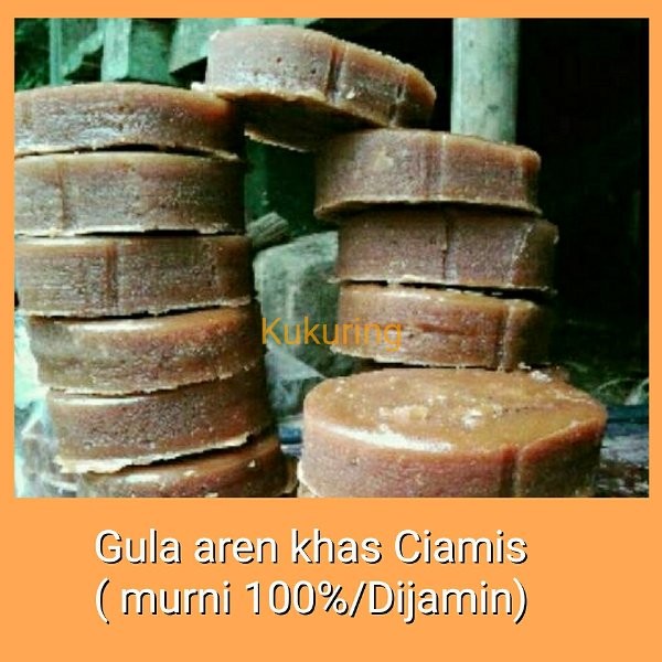 

Gula Aren Asli 1 Bungkus Kawung Kulitas No 1. Palm Sugar Khas Ciamis