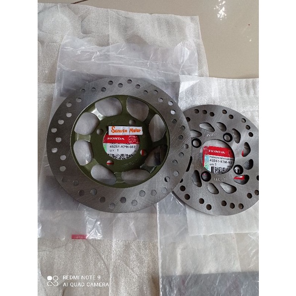 Piringan Cakram Depan Belakang Set Honda Supra x 125  Cs1 Kualitas Original