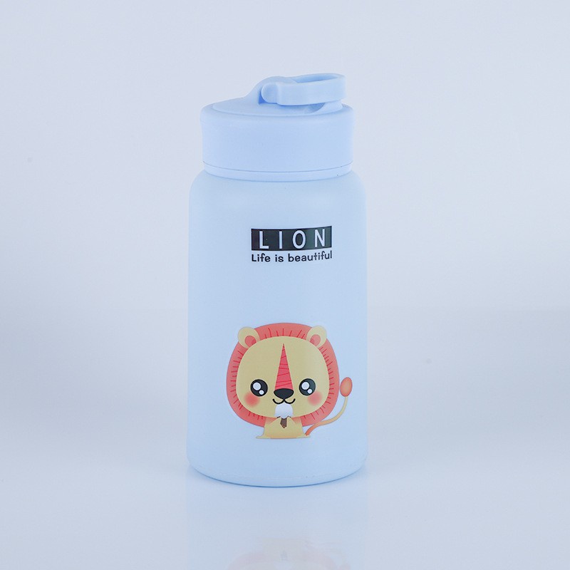 TERLARIS!!! Botol Kaca Animal Gemoy Lion Tenteng Karakter Bisa Taruh Hp