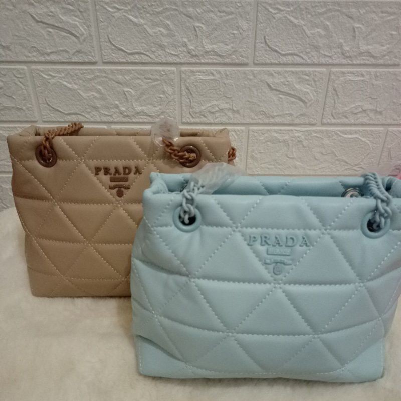 Fashion Prada Milano Tas Selempang Wanita Import