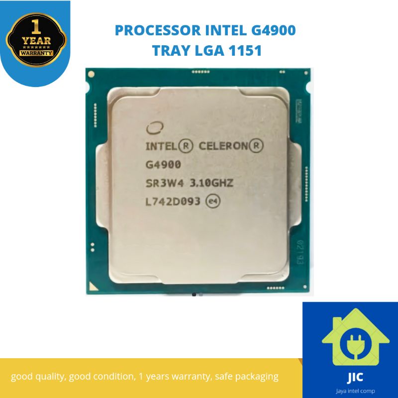 PROCESSOR INTEL G4900 TRAY LGA 1151