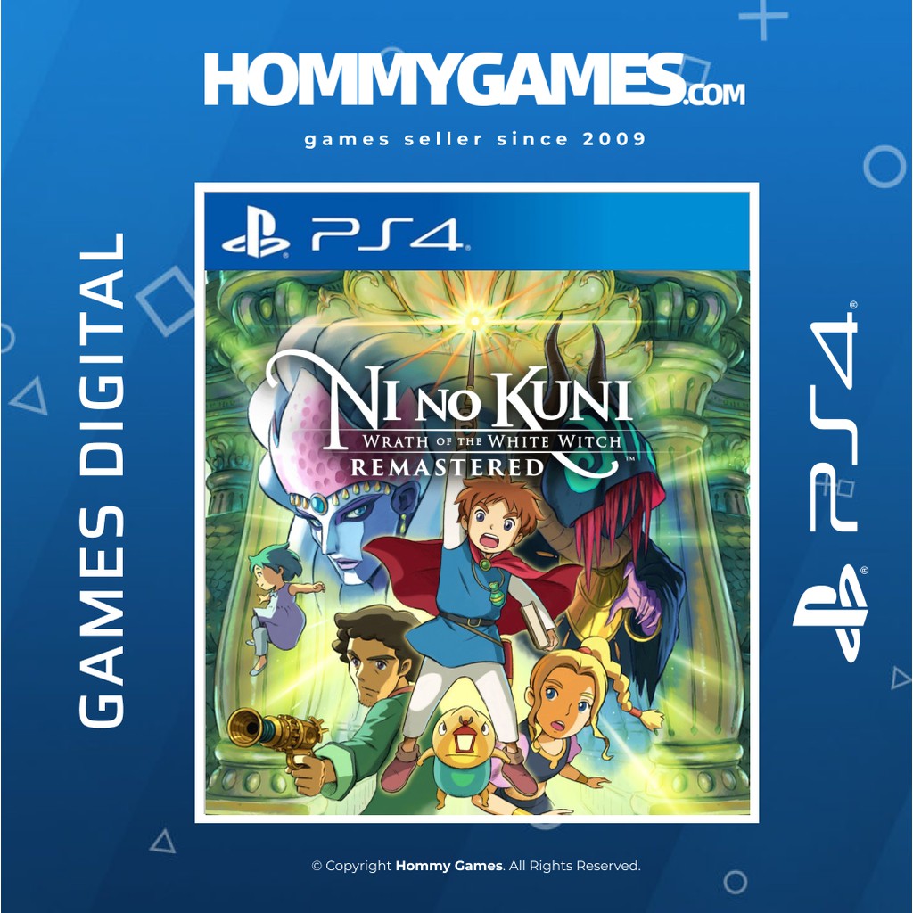 Ni no Kuni Wrath of the White Witch Remastered PS5 & PS4 Digital Games