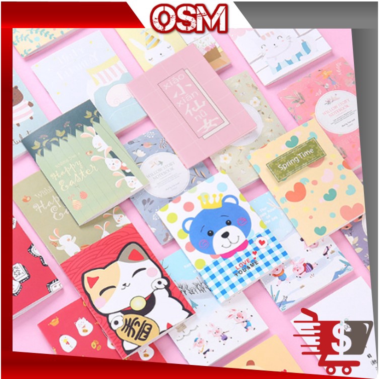 

OSM - B582 Buku Tulis Garis Mini / Notebook Mini / Buku Tulis Kecil / Alat Perlengkapan Sekolah