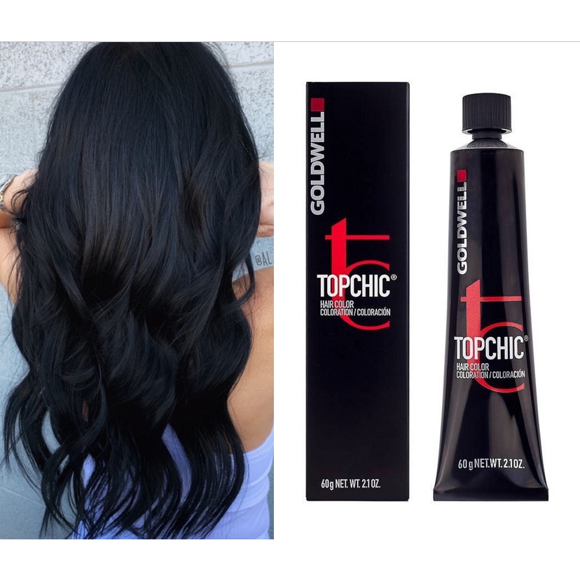 Goldwell Topchic Hair Color 60ml &amp; Oxydant 12ml Kode 2N