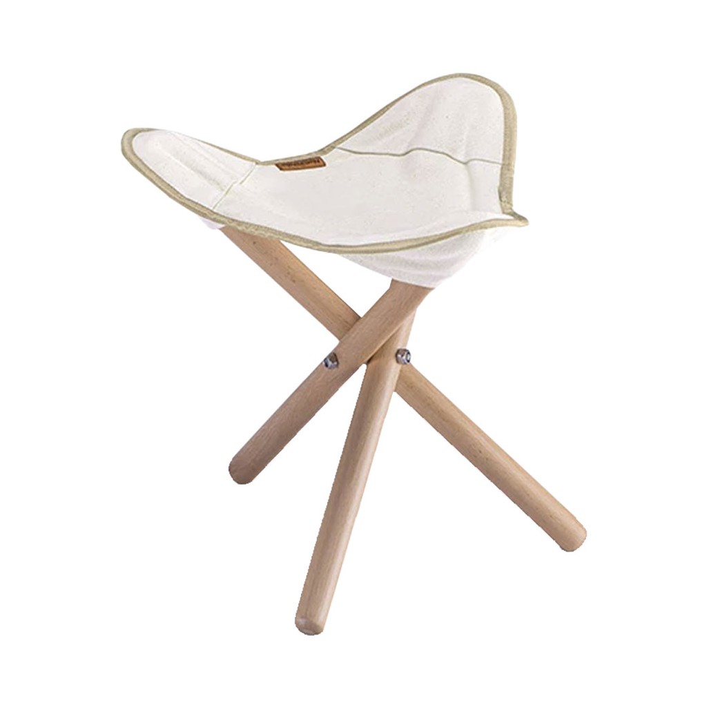 Kursi Portabel Naturehike NH20JJ008 Triangle Wooden Stool