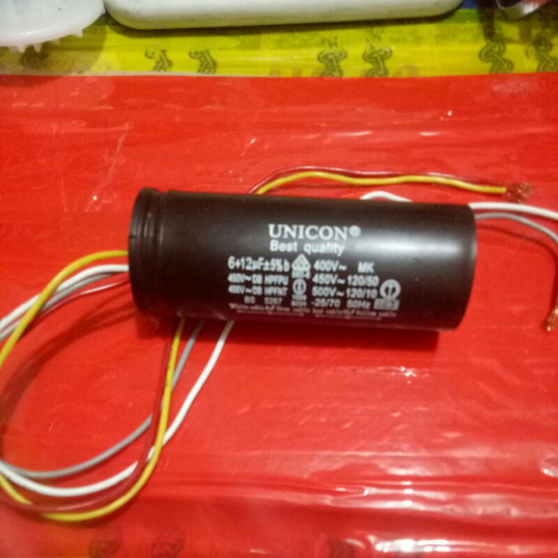 Capasitor 6+12 unicon