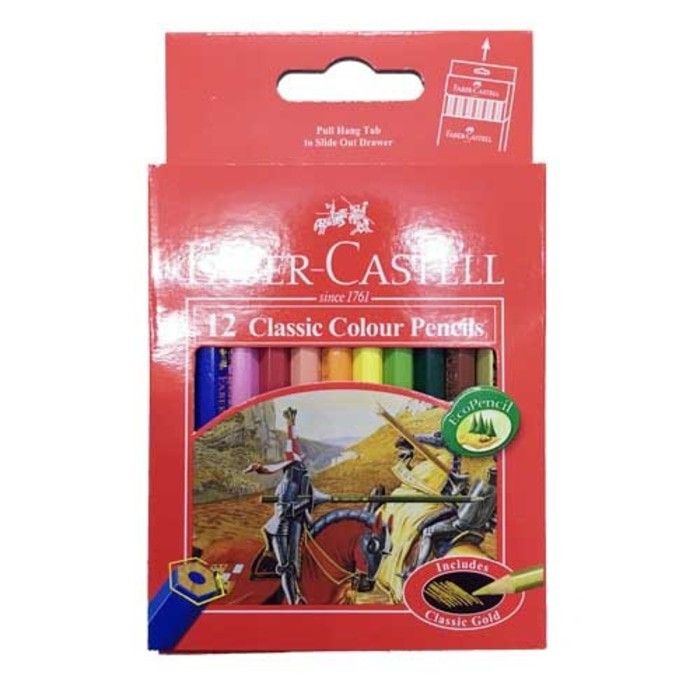 

Pensil Warna Faber Castell 12 Warna Classic Short