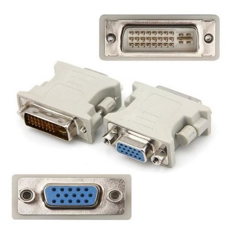 CONVERTER DVI 24+5 TO VGA / DVI TO VGA / DVI TO VGA 24 + 5 // CONVERTER DVI