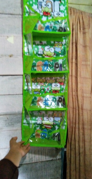 Paket Rak Gantung 4 In 1 Set Rak Tas + Rak Sepatu + Rak Jilbab + Rak Kosmetik Karakter