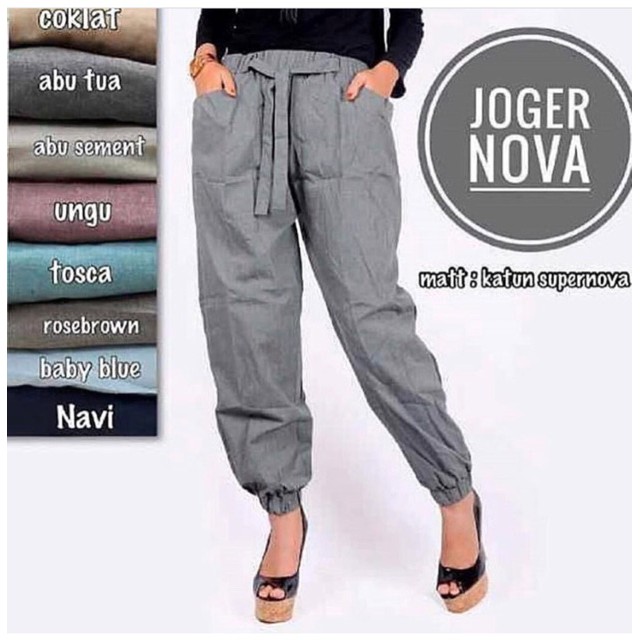 Yoshi Pants Dewasa - Celana Joger Aladin Wanita