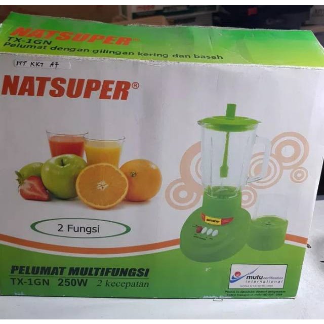 NATSUPER Blender Kaca TX 1GN - Garansi 1 Tahun