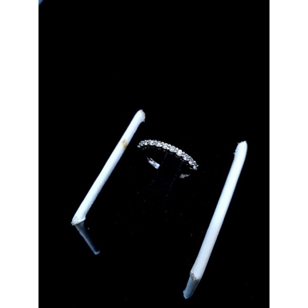 listring buluhan emas putih berlian asli