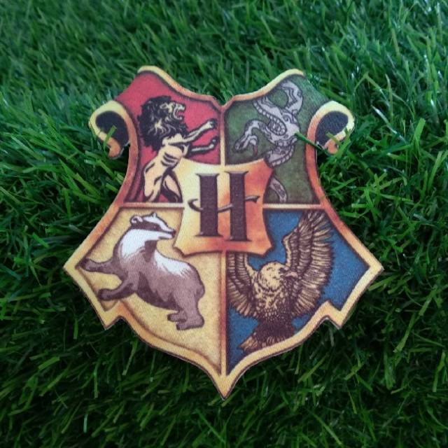 Sticker Badge Patch Tempel Pres Hogwarts School Hary Potter Draco Malfoy Gryffindor Slytherin