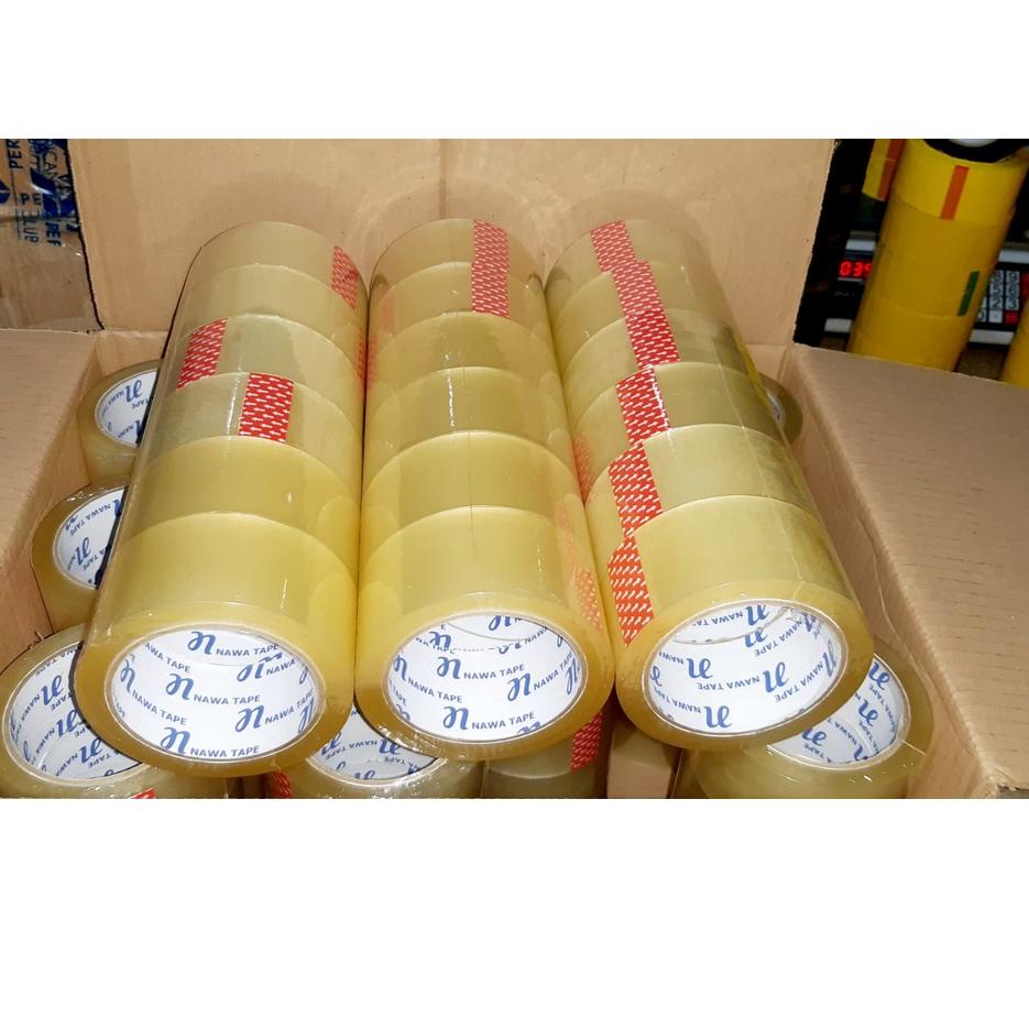 

Terbaik LAKBAN 100 YARD 48 MM BENING DAN COKLAT 6 PCS BISA