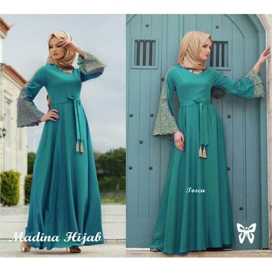 Gamis Syari Gamis / baju Wanita Muslim Madina Syari Murah