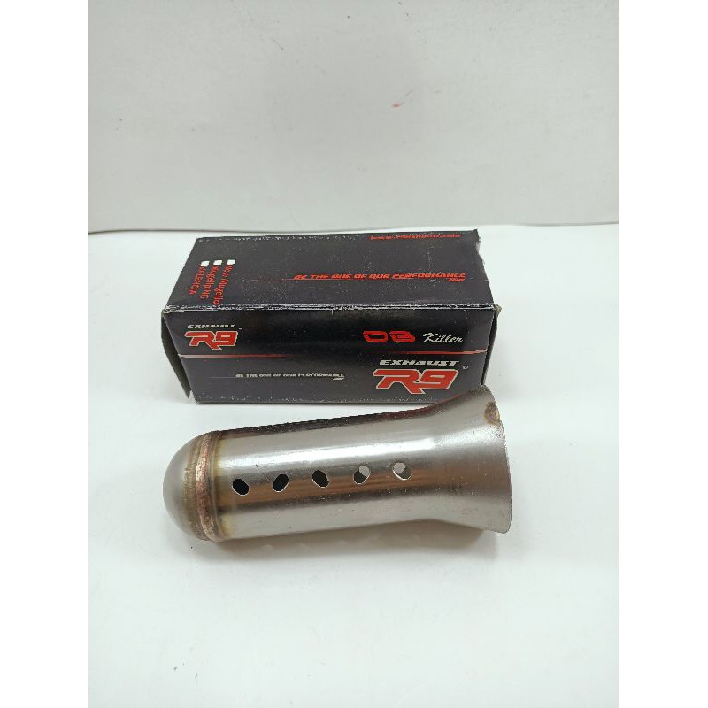 PEREDAM Suara DB Killer R9 Db Killer R9 Inlet 50-60 Universal Original ASLI Bisa untuk Semua Motor Untuk Inlet 50 Mm Dan 60 Mm