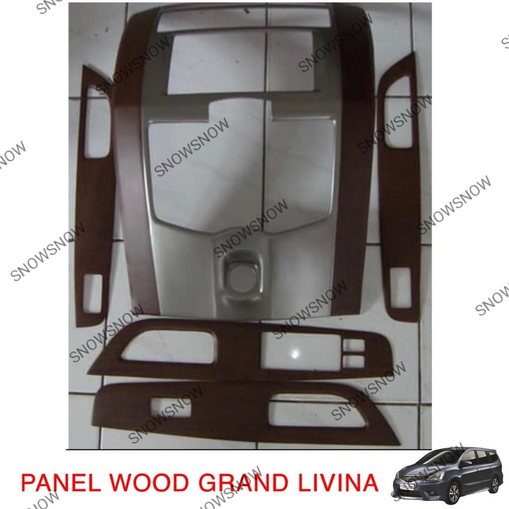 Panel Wood Kayu Nissan Grand Livina 5 pc