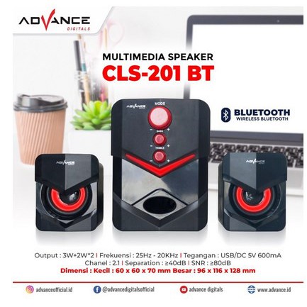 ITSTORE speaker USB bluetooth multimedia advance cls201bt cls 201bt CLS-201 CLS 201