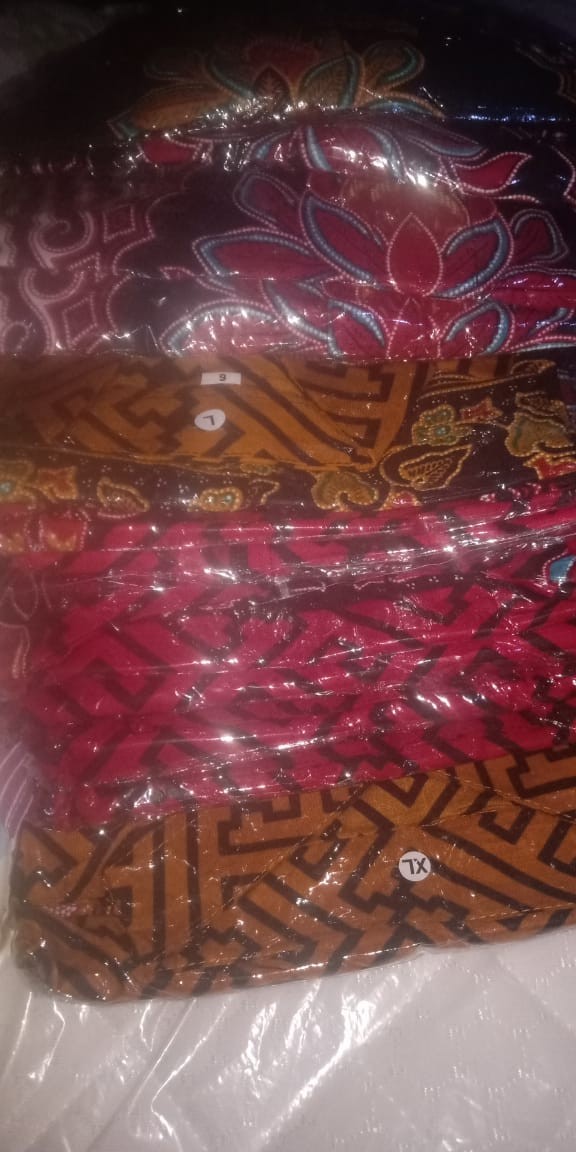 Batik Couple Keluarga Sania Ruffle Ori Ndoro Jowi Dnt Mataram Motof Manuk Tarung Warna