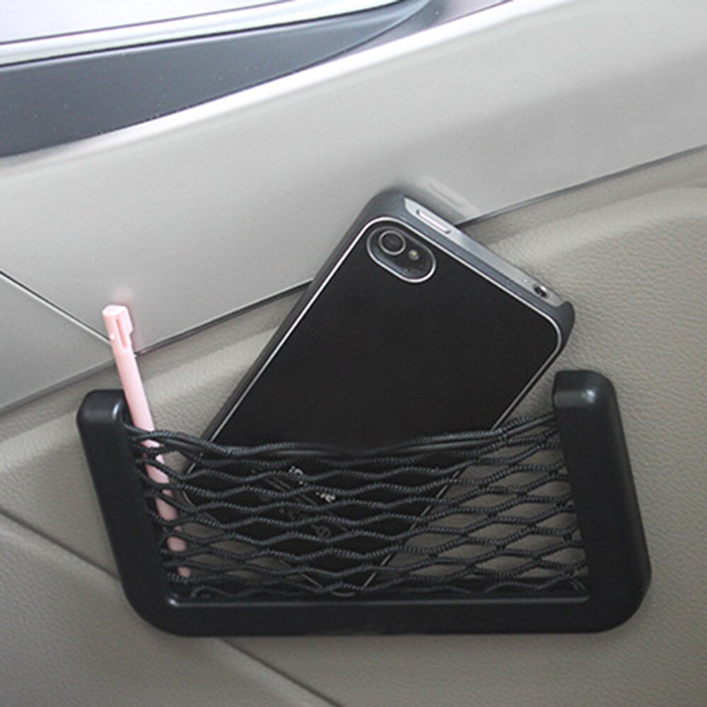 Tas Jaring Organizer Penyimpanan Handphone Untuk Aksesoris Mobil