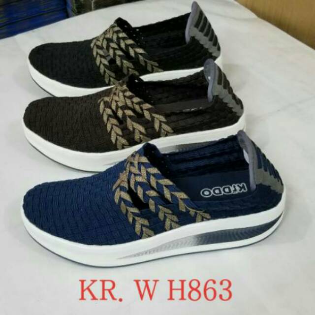 Sepatu Rajut KIDDO W863  W H863 WEDGES ORIGINAL