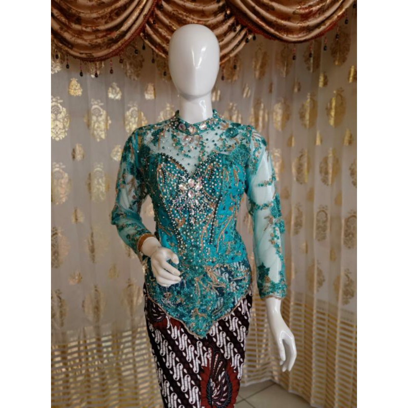 ATASAN FULL PAYET PESTA TRIDI//ATASAN 3 DIMENSI//KEBAYA