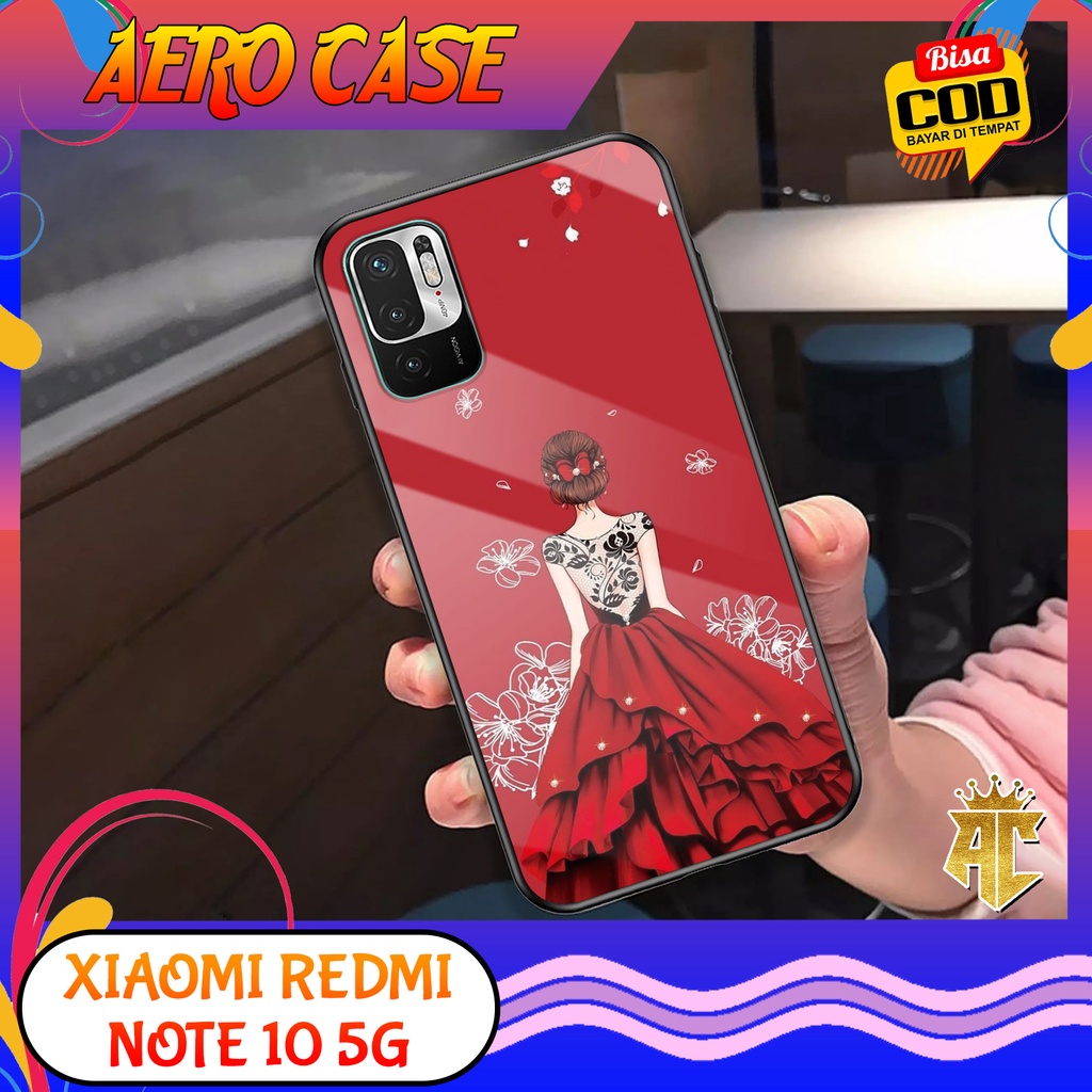 Case XIAOMI REDMI NOTE 10 5G - Casing REDMI NOTE 10 5G Terbaru AERO CASE [ MOTIF GAUN ] Silikon XIAO