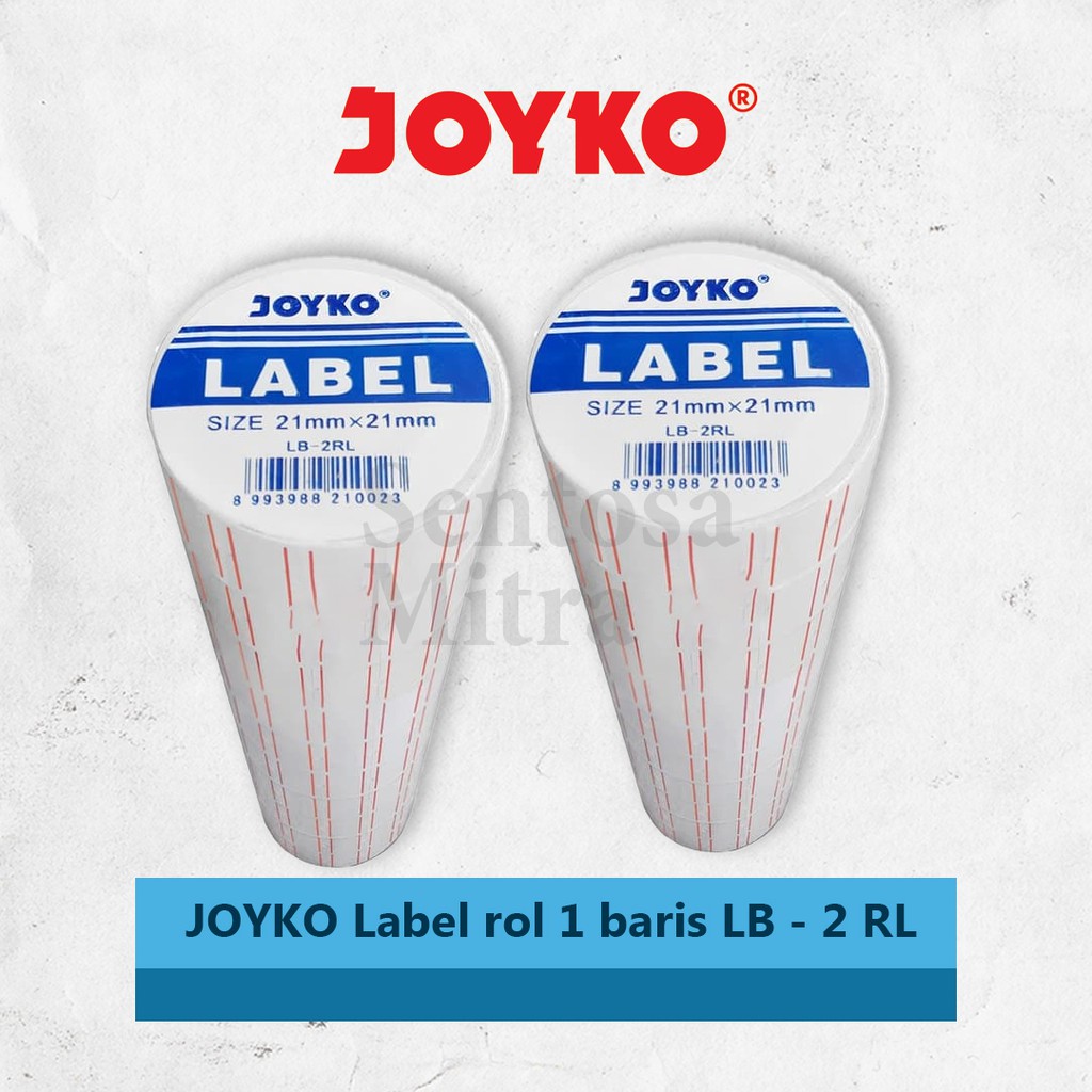 

Label rol 1 baris LB-2 RL Joyko 1 Baris | Price Label MX 5500m 1 Line