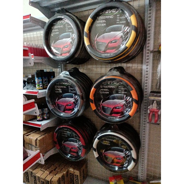 Drive-X Steering Wheel Cover / Cover Stir PU Leather Premium Untuk Semua Type dan Tahun Kendaraan