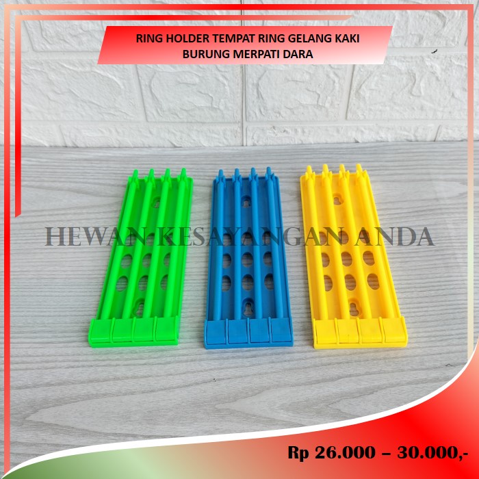 Ring Holder Tempat Ring Gelang Kaki Burung Merpati Dara