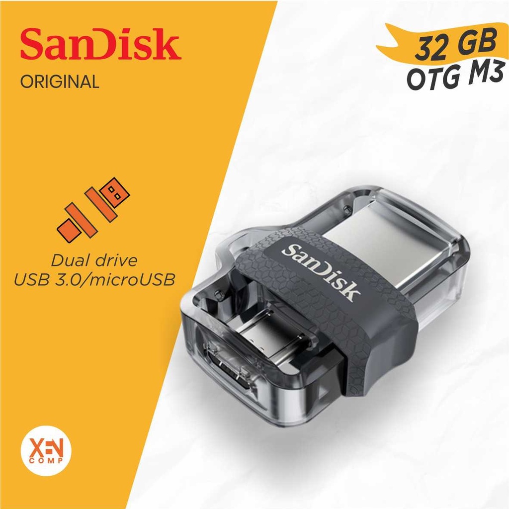Flashdisk Sandisk OTG M3 Dual Drive 32GB