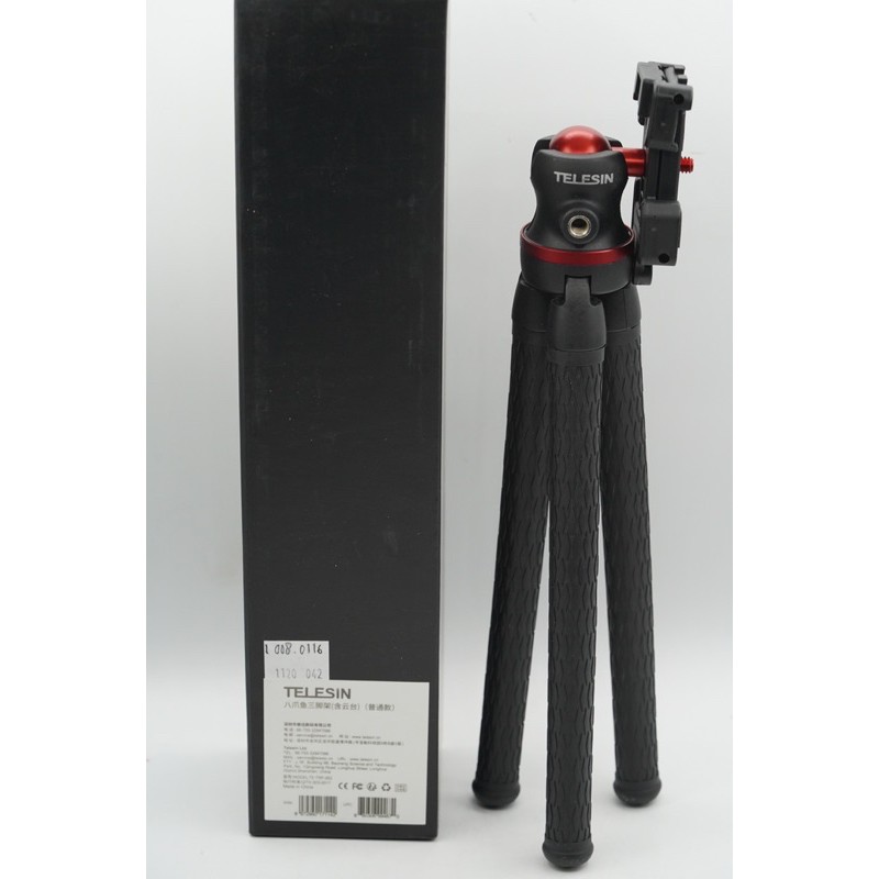 Telesin TE-TRP-02 Octopus Tripod Stand Include Handphone Holder - SKU1.008.0116 - TE-TRP-002