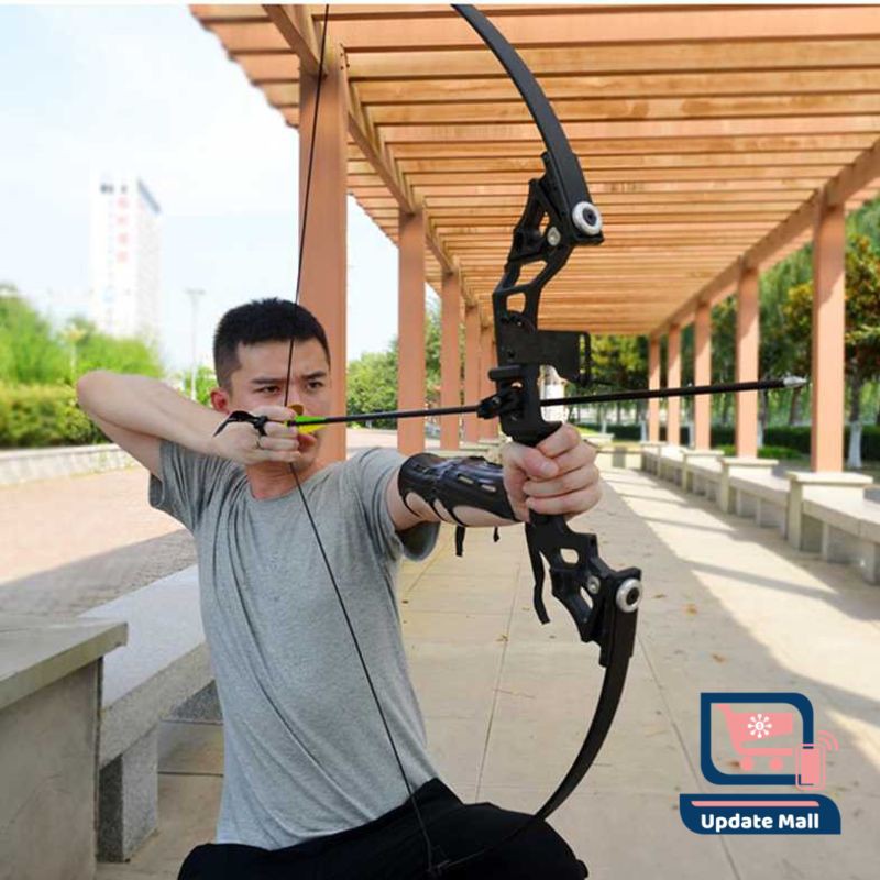 BUSUR PANAH HUNTING ARCHERY BOW 30-45 LBS