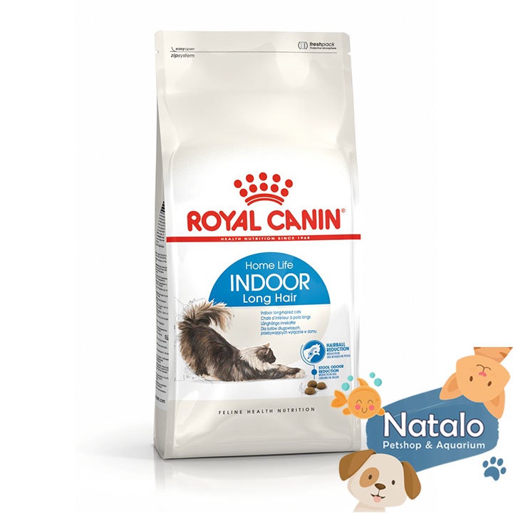 Royal Canin Indoor Long Hair 400GR / 400 Gram Makanan Kucing Cat Food di dalam rumah bulu panjang