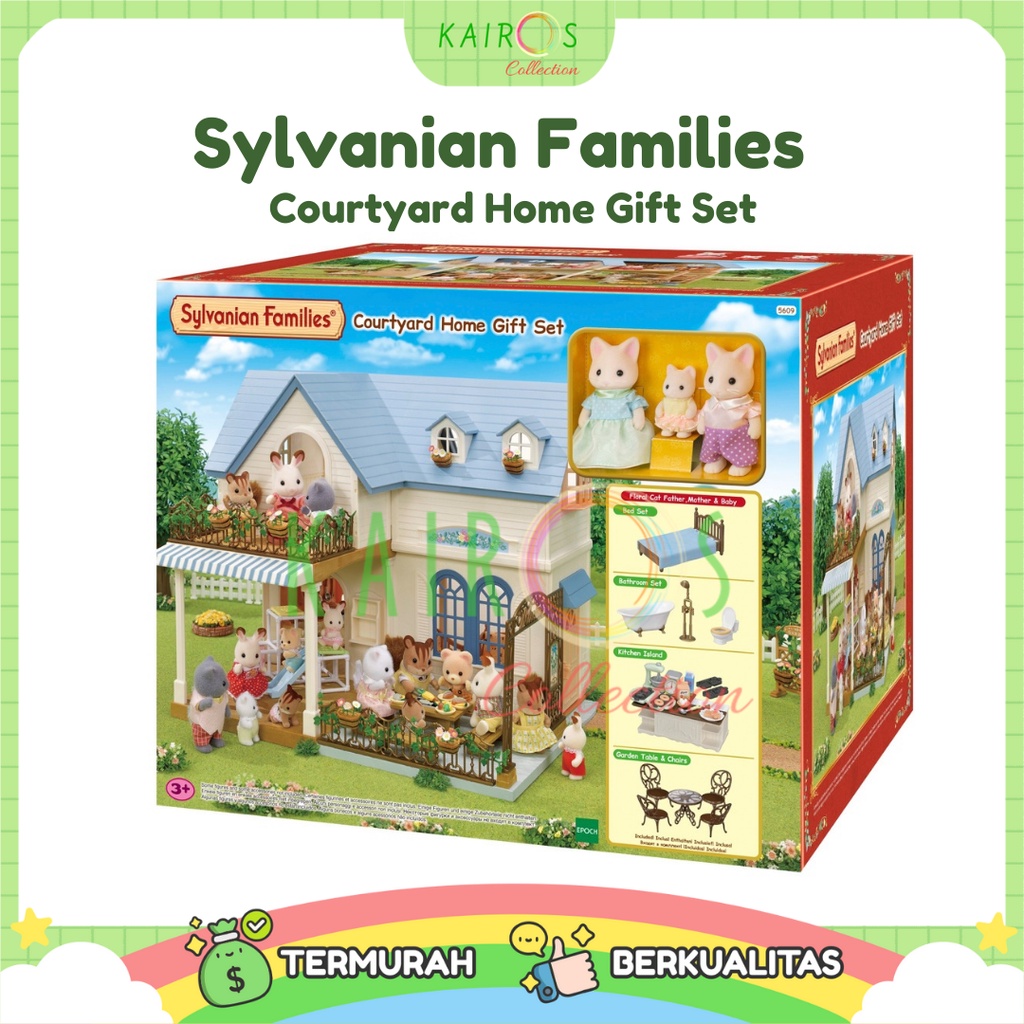 Sylvanian Families Courtyard Home Gift Set