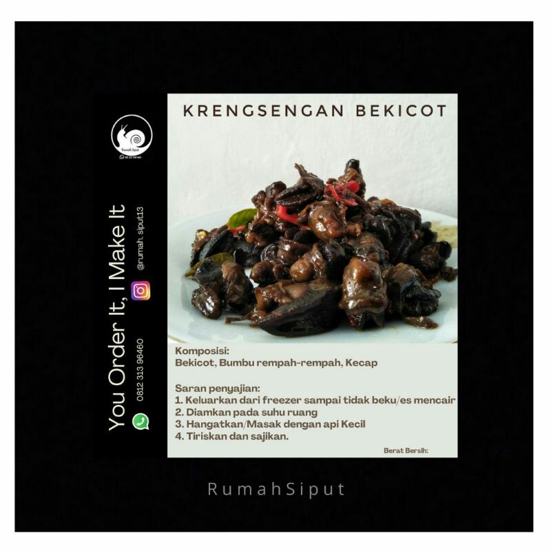 

Krengsengan Bekicot