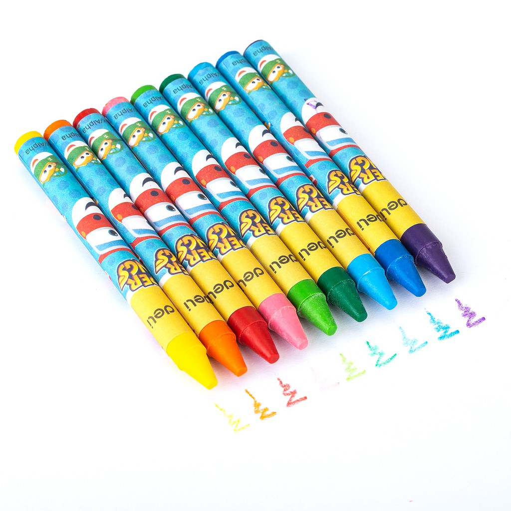 

Deli Super Wings Krayon lilin φ8 * 90mm Round Barrel 24 warna EC21020