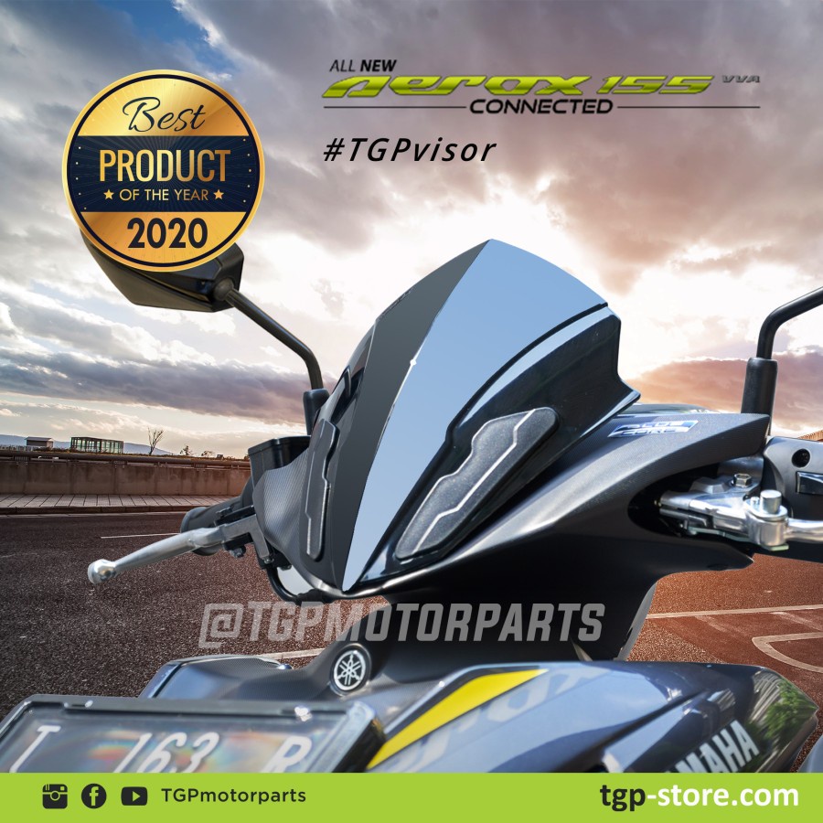 AKSESORIS VARIASI TGP VISOR YAMAHA AEROX OLD 2016 2021