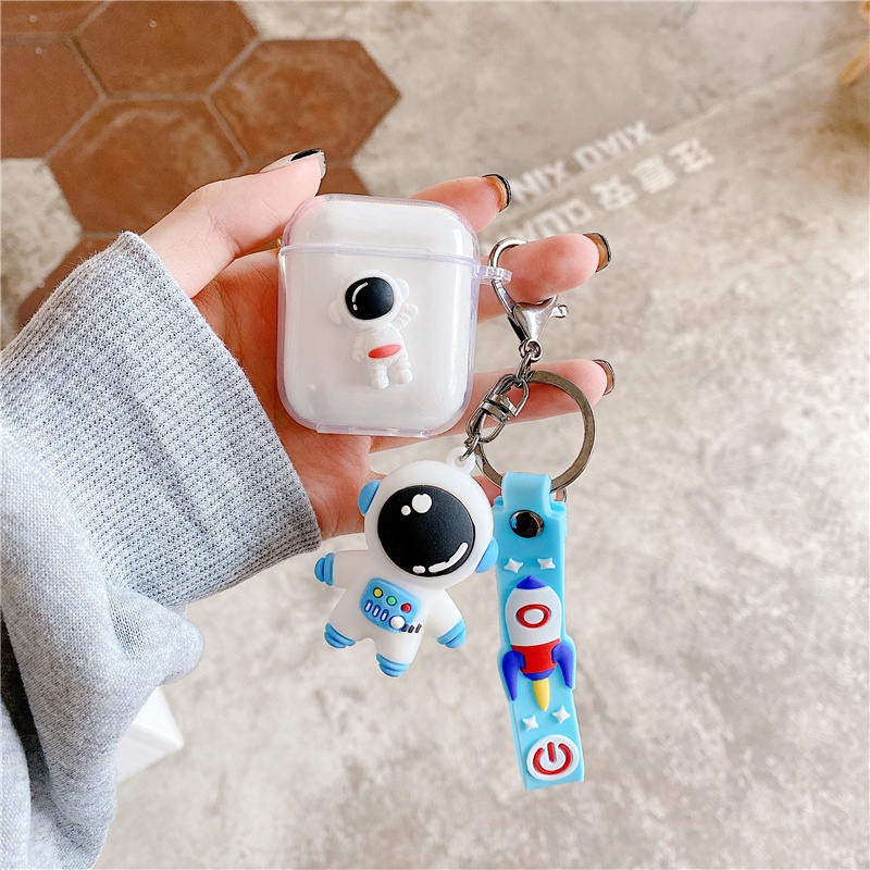 Soft Case Airpods 1 / 2 / 3pro Bentuk Astronot 3D Bahan Silikon