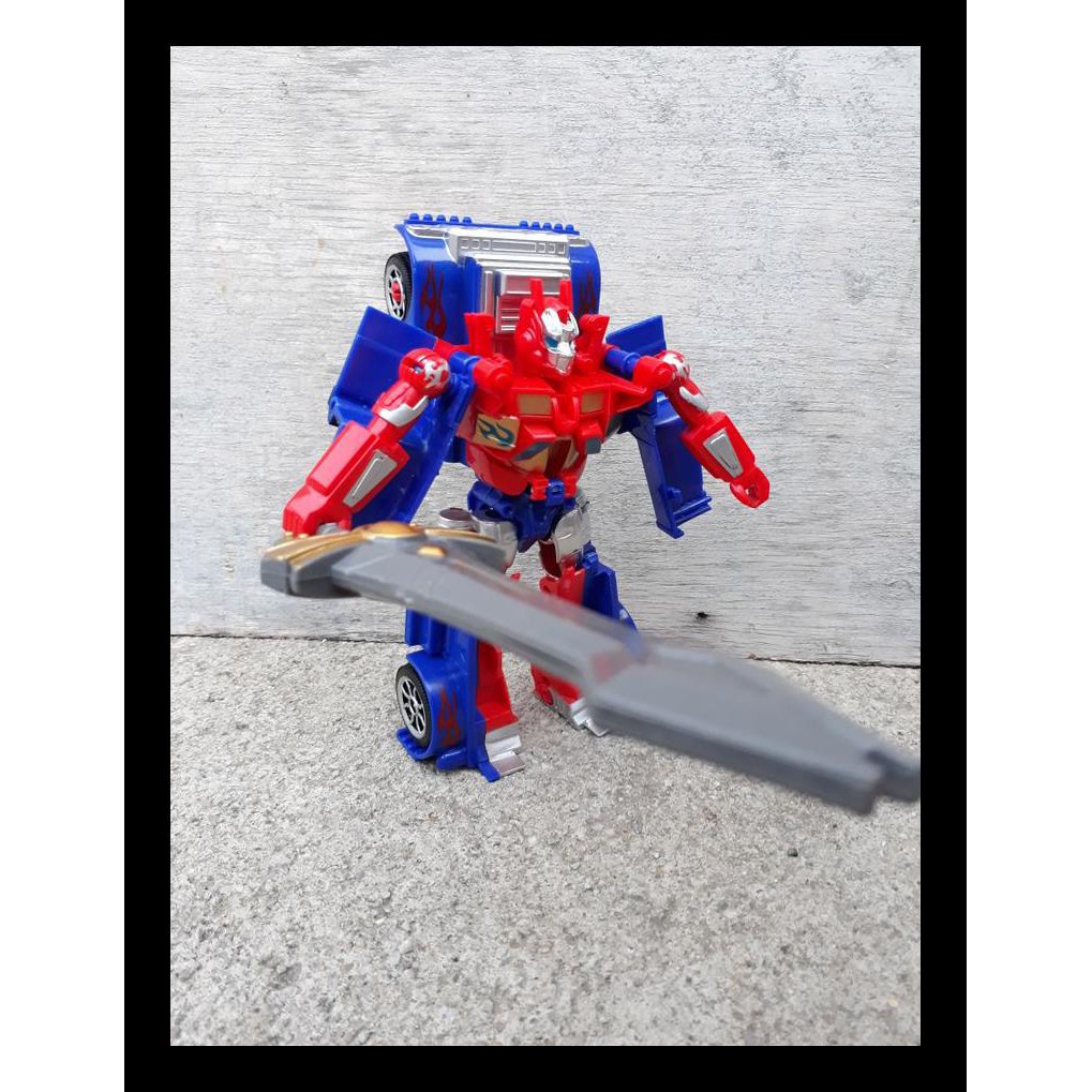 Ready Mainan Anak - Robot Transformers Mobil Truk Optimus Prime Action Figure Termurah Paling