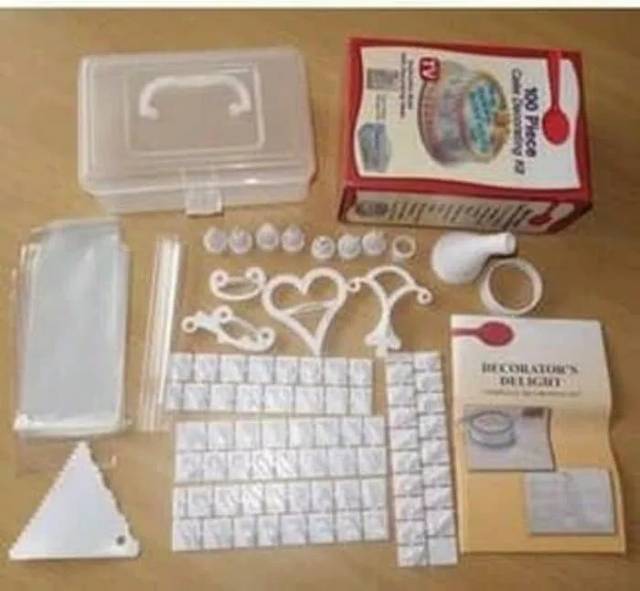 100 pcs cake decorating kit alat penghias dekorasi kue