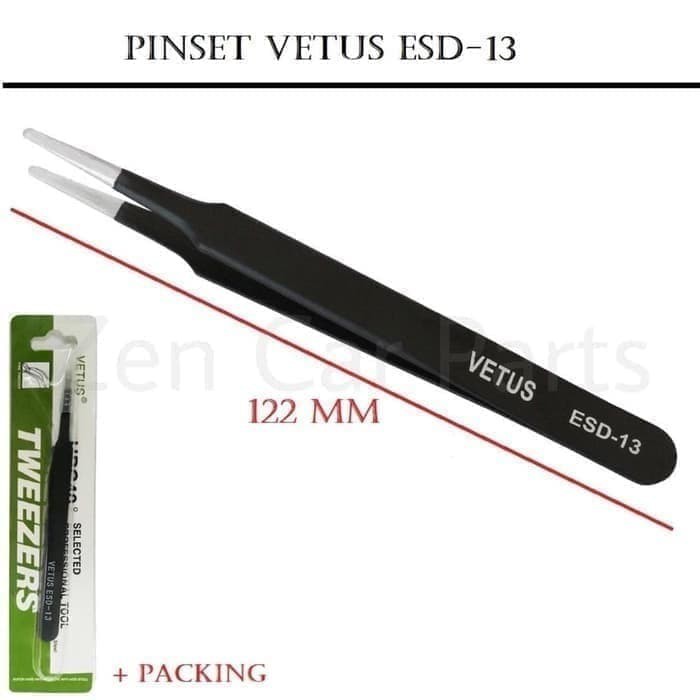 Diskon  Pinset eyelash extension vape koil kapas kecantikan kesehatan ESD 13